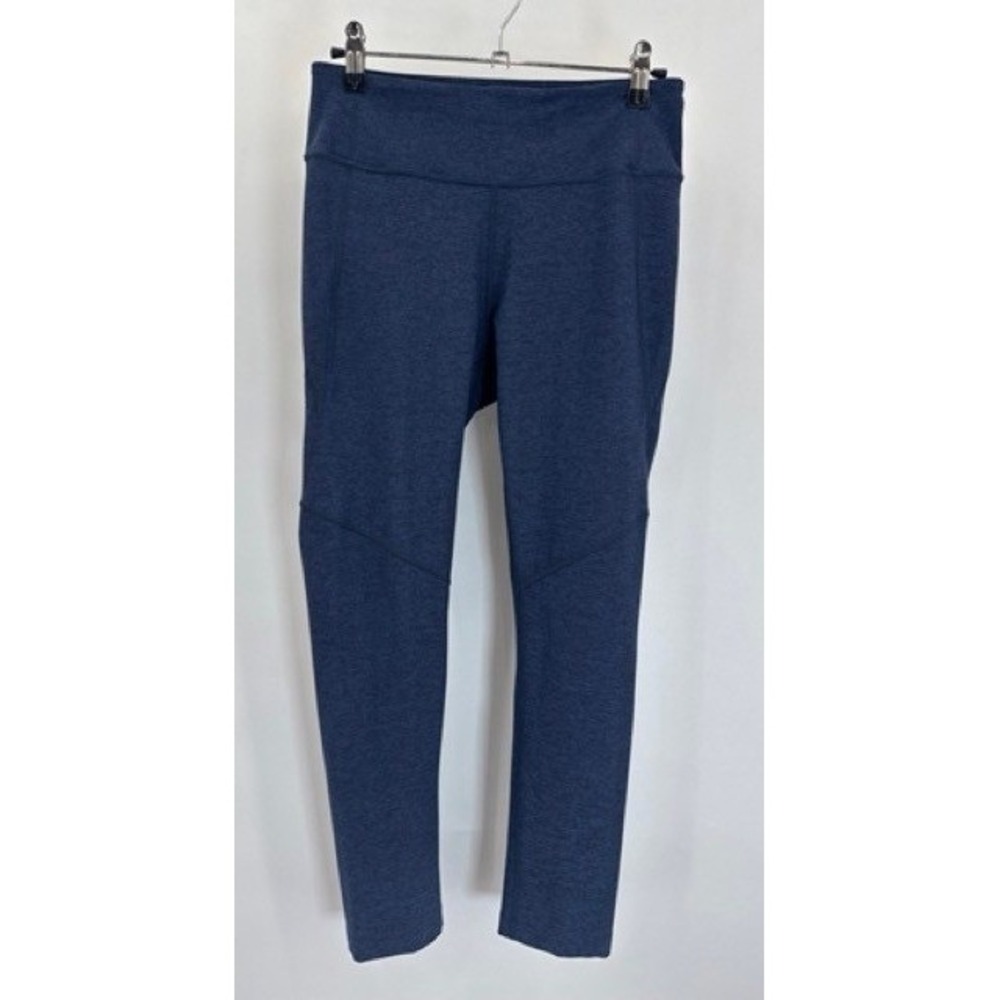 Outdoor Voices Heathered Blue Warmup Leggings Pants MEDIUM ACtive Athleisure